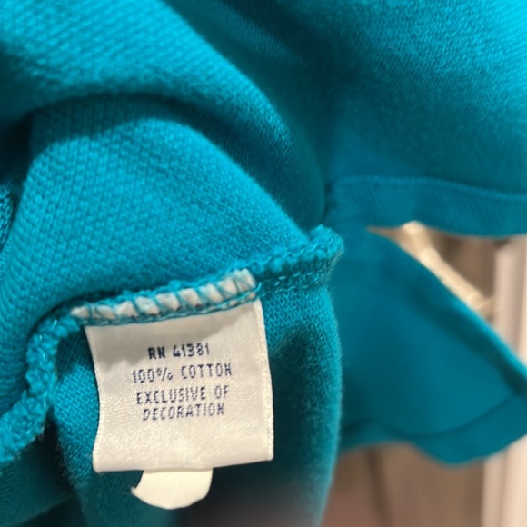 EUC Ralph Lauren Large Classic Fit Polo, Teal/Blue - Picture 4 of 5